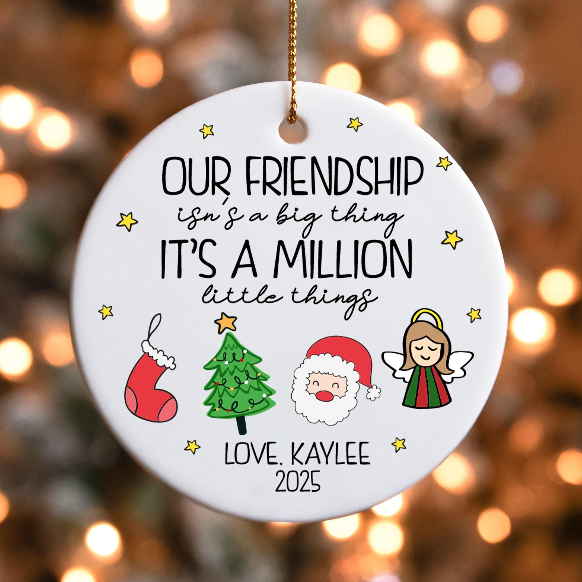friendship-christmas-ornament-2025-personalized-gift-for-best-friend-custom-holiday-keepsake-cute-xmas-tree-decoration-5 Friendship Christmas Ornament 2025, Personalized Gift for Best Friend, Custom Holiday Keepsake, Cute Xmas Tree Decoration - Image 5