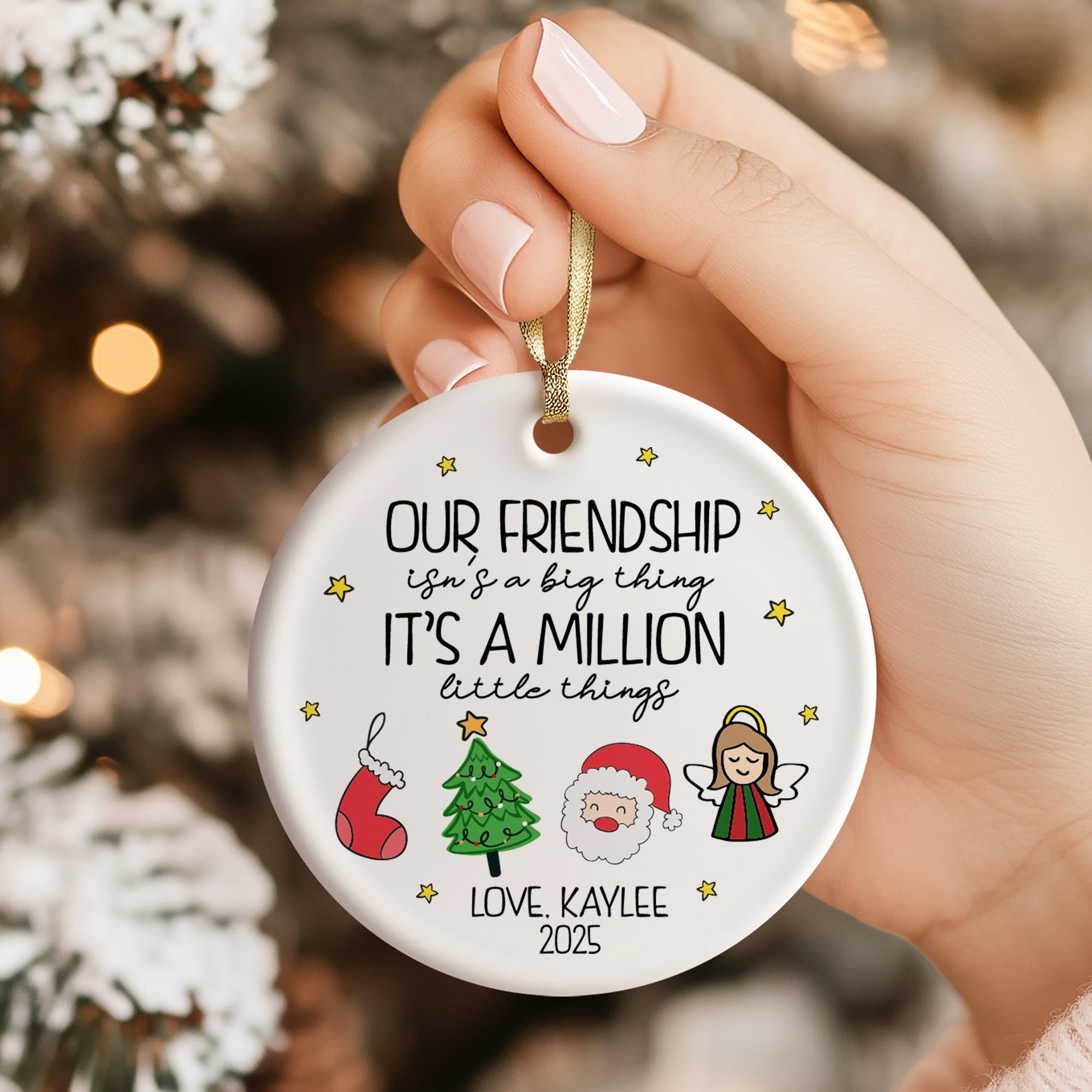 friendship-christmas-ornament-2025-personalized-gift-for-best-friend-custom-holiday-keepsake-cute-xmas-tree-decoration-7 Friendship Christmas Ornament 2025, Personalized Gift for Best Friend, Custom Holiday Keepsake, Cute Xmas Tree Decoration - Image 7