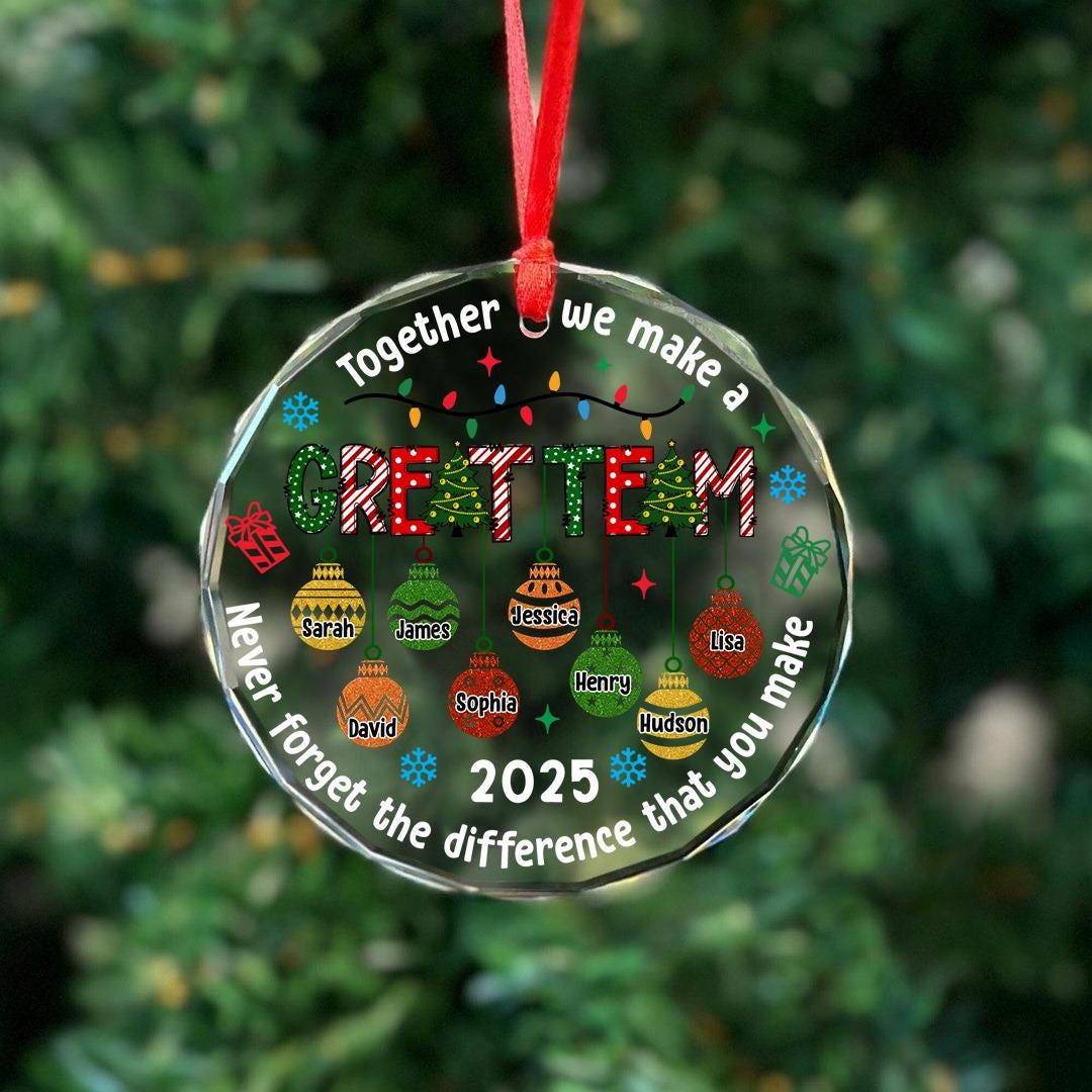 great-team-ornament-2025-personalized-christmas-gift-for-teachers-nurses-volunteers-custom-acrylic-team-keepsake-3 Great Team Ornament 2025 – Personalized Christmas Gift for Teachers, Nurses, Volunteers, Custom Acrylic Team Keepsake - Image 3