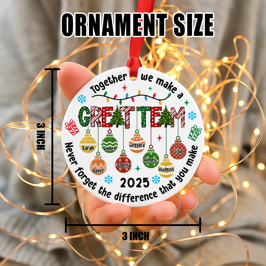 great-team-ornament-2025-personalized-christmas-gift-for-teachers-nurses-volunteers-custom-acrylic-team-keepsake-6 Great Team Ornament 2025 – Personalized Christmas Gift for Teachers, Nurses, Volunteers, Custom Acrylic Team Keepsake - Image 6