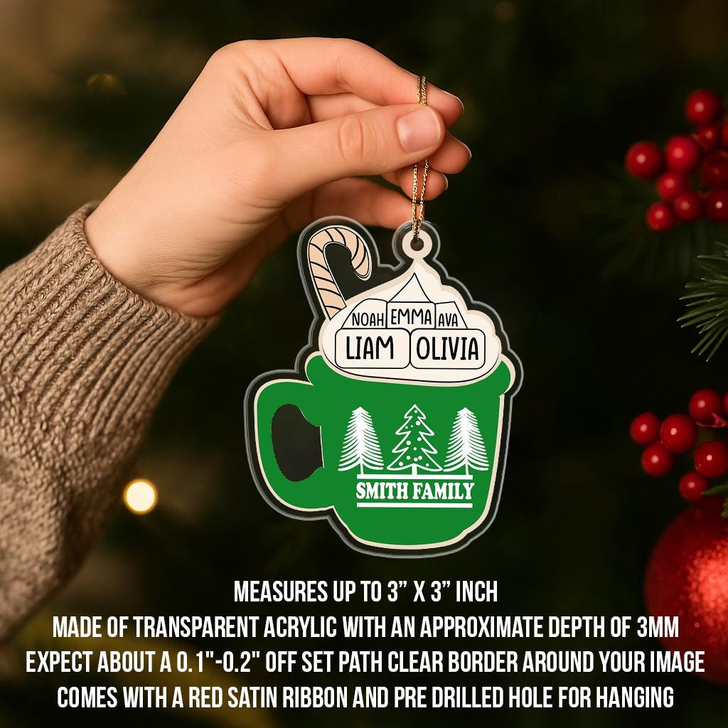 hot-cocoa-family-christmas-ornament-2025-custom-name-holiday-mug-decoration-cute-matching-cocoa-cup-gift-personalized-family-keepsake-9 Hot Cocoa Family Christmas Ornament 2025 – Custom Name Holiday Mug Decoration – Cute Matching Cocoa Cup Gift – Personalized Family Keepsake - Image 9