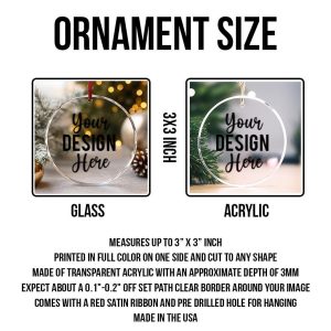 Kids Christmas Ornament 2025 • Personalized Name Holiday Keepsake • Custom Santa, Reindeer, Snowman Tree Decoration Gift - Image 10