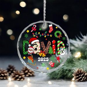 Kids Christmas Ornament 2025 • Personalized Name Holiday Keepsake • Custom Santa, Reindeer, Snowman Tree Decoration Gift - Image 8