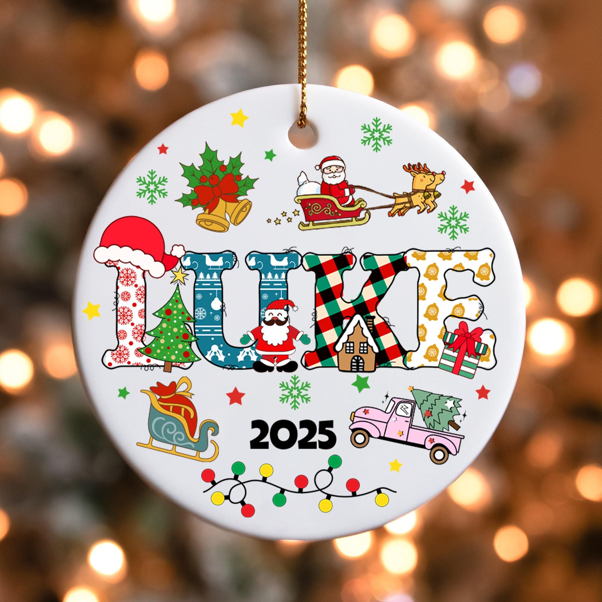 personalized-kids-christmas-ornament-2025-custom-name-holiday-keepsake-cute-santa-reindeer-snowman-xmas-tree-decoration-gift-6 Personalized Kids Christmas Ornament 2025 • Custom Name Holiday Keepsake • Cute Santa, Reindeer, Snowman Xmas Tree Decoration Gift - Image 6